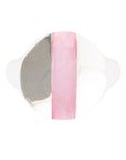 Signet Pink Opal and Sterling Silver Circle Ring
