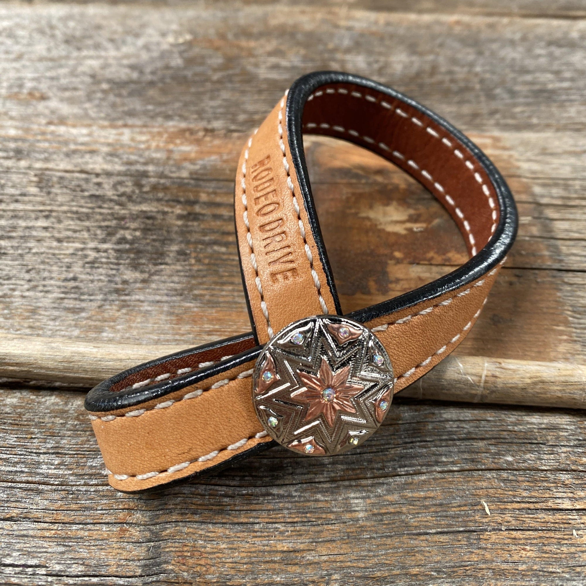 Western Light Oil Rustic Tie Down Keepers