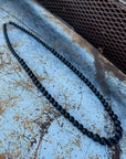 Stardust 29” black onyx necklace
