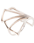 Sterling Silver Multi Angle Ring
