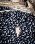 Striker White Lightning Bolt Fashion Necklace