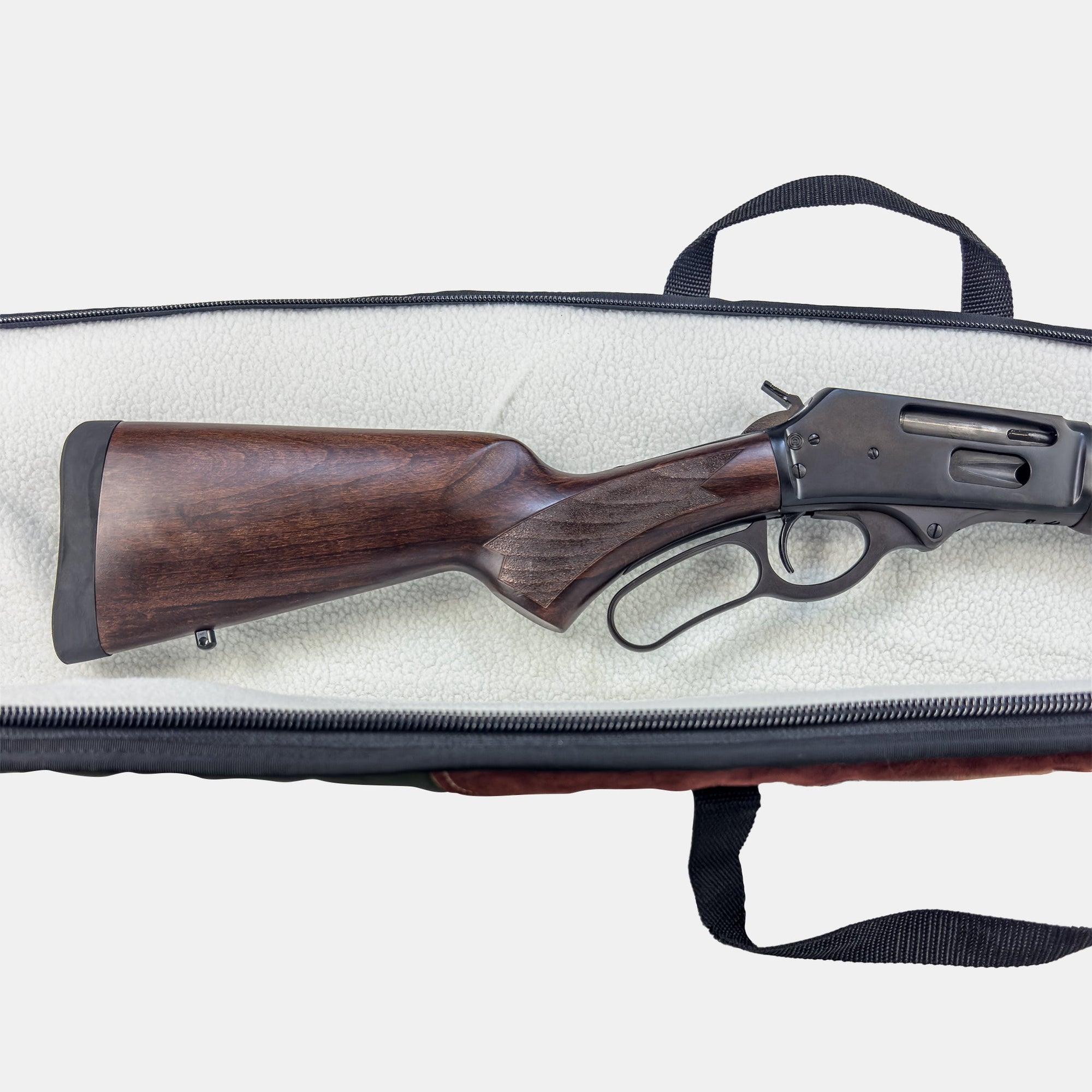 Suede &amp; Canvas Long Gun Case