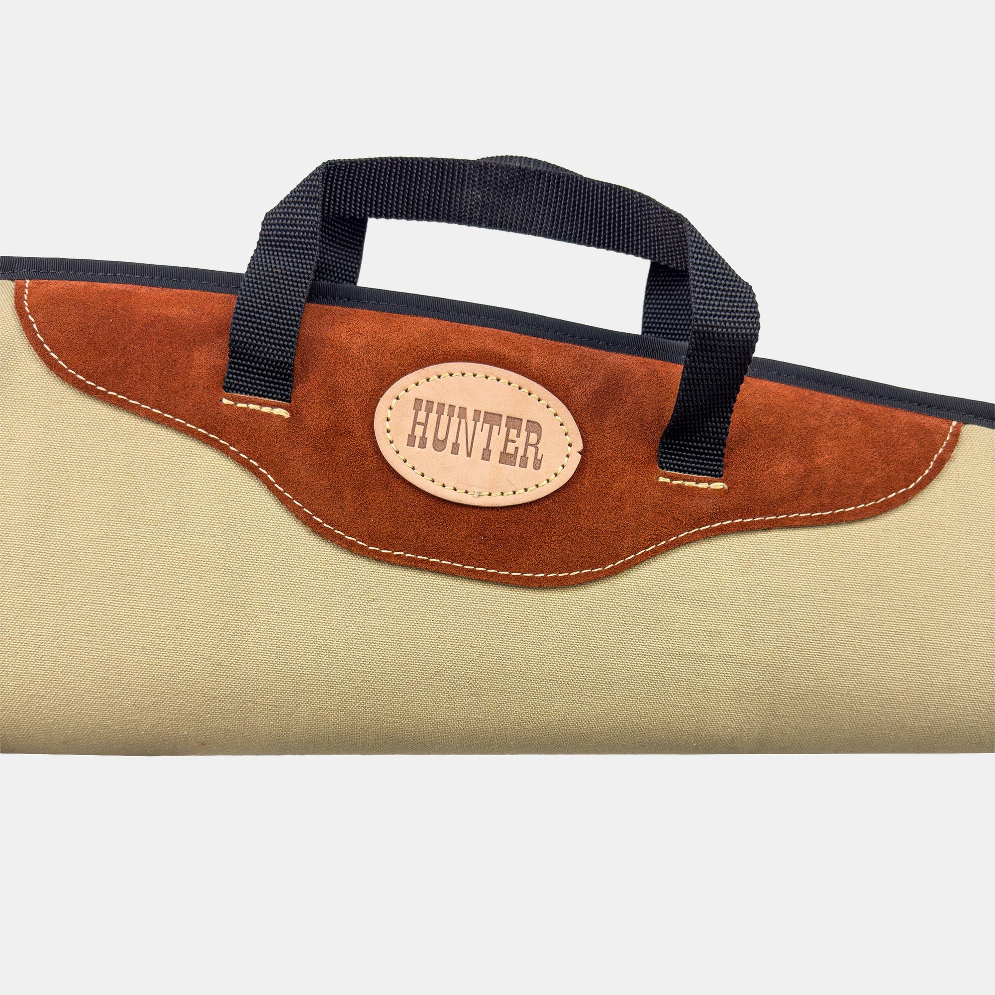 Suede &amp; Canvas Long Gun Case