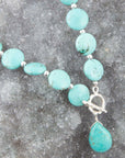 Sunday Best Turquoise Toggle Necklace