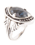 Sweet Dreams Faceted Midnight Labradorite Ring