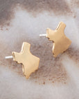 Texas Proud Earring - Bronze