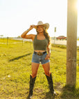 The Original, Viral Boot Stitch Western Tank Top