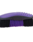Tough 1 Horse Tack Great Grip Brush W/ Stiff Bristles Rubber Grip Purple