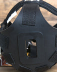 Tough 1 Poly Nylon Black Pony Horse Grazing Muzzle W/ Throat Snap & Ring