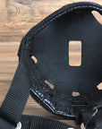 Tough 1 Poly Nylon Black Pony Horse Grazing Muzzle W/ Throat Snap & Ring