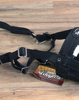 Tough 1 Poly Nylon Black Pony Horse Grazing Muzzle W/ Throat Snap & Ring