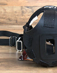 Tough 1 Poly Nylon Black Pony Horse Grazing Muzzle W/ Throat Snap & Ring