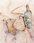 Turquoise Shield Cuff Bracelet