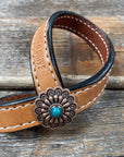 Western Light Oil Rustic Tie Down Keepers