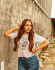 Western Cowboy Scene Graphic T-shirt