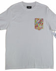 Flying R Ranchwear - Cereal Print - White Pocket T-shirt - Made in USA