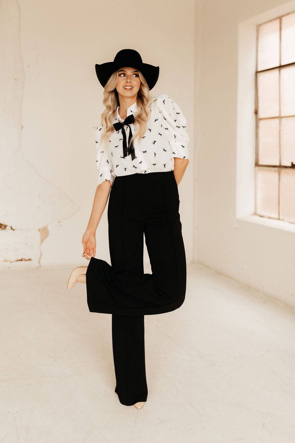 The Zoey Trouser In Black