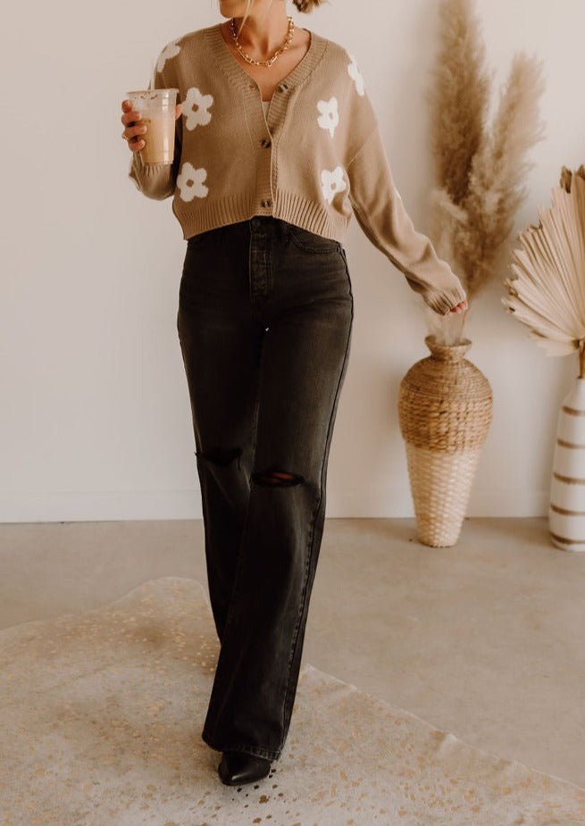 The Serena Pant in Washed Black