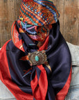 35X35" Feathers Wild Rag / Scarf - Slide W115L WRC642C