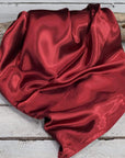 35X35"  Solid Burgundy  Wild Rag / Scarf WRS14