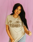 Wild West Cowboys Scene Graphic Tee