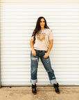 Wild West Steer Skull Graphic Tee