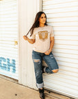 Wild West Steer Skull Graphic Tee