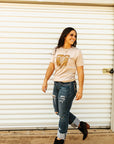 Wild West Steer Skull Graphic Tee