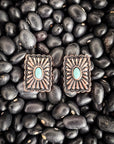 Windom Stud Fashion Earring - Copper
