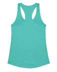 Saddle Up! Vintage Western Women’s Fitted Racerback Tank Top