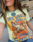 World's Gone Country Western Graphic Tee