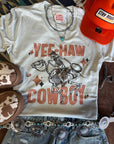 Yee-Haw Skeleton Cowboy Graphic Tee