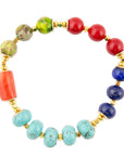 Zion Multi-Color Chunky Stretch Bracelet